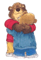 Gif câlin ours
